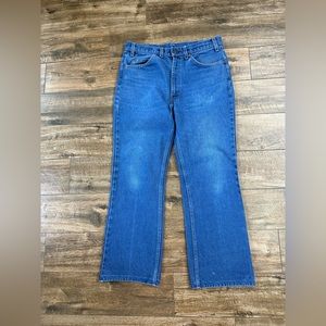 Vintage Orange Tab Levi’s Jeans 34” Bootcut Medium Wash Vintage Jeans